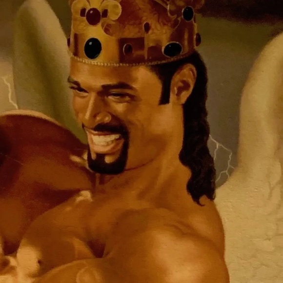 GABRIEL painting by Joe Gilhooly 30x24 acrylic on canvas signed framed - Picture 3 of 3